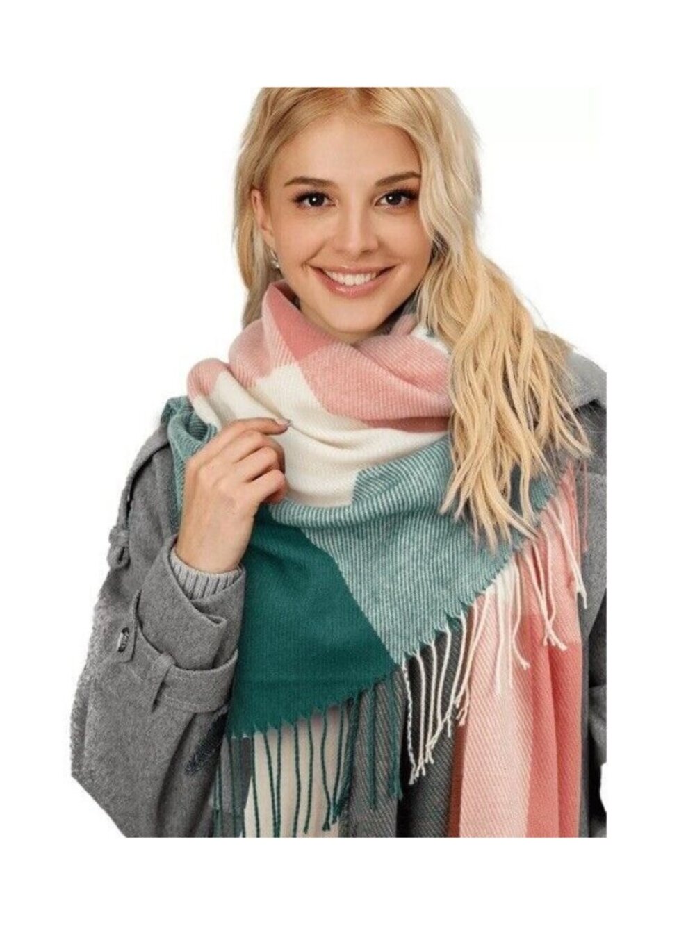 Los Angeles Boutique Lightweight Pashmina Scarf Wrap Soft Cozy NEW Preppy Shawl